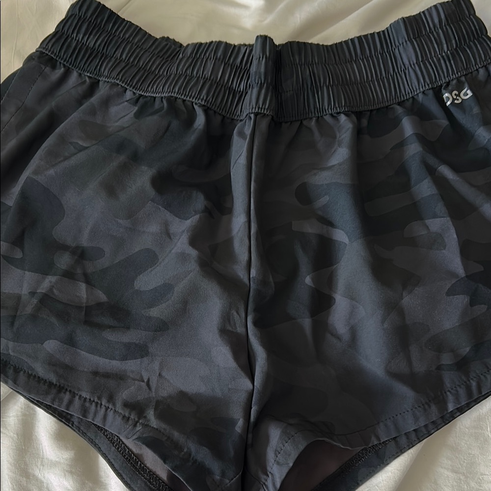 DSG Black Athletic Shorts Lightweight Elastic Waist